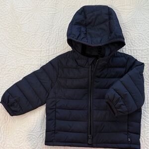 Kids Black Puffer Jacket